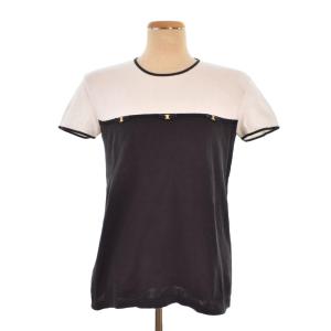 Tシャツ 半袖 バイカラー M 黒 ブラック ECD002