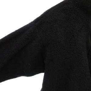Patagonia USA製 フリースジャケット ハースジップ ロゴ XL 黒 ブラック 25195 /YJ ECD002