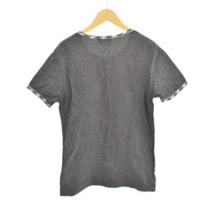 BURBERRY BLACK LABEL Tシャツ 半袖 ホース刺? 2 グレー ECD002