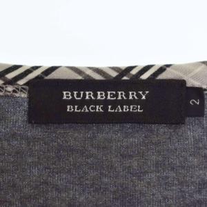 BURBERRY BLACK LABEL Tシャツ 半袖 ホース刺? 2 グレー ECD002