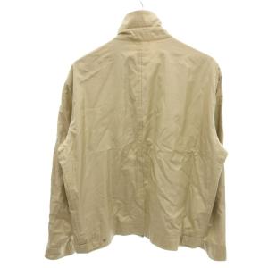 dunhill 美品 ジャケット ブルゾン 絹 シルク M ベージュ スタンドカラー ジップアップ /HW ECD002