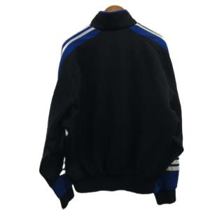 adidas トラックジャケット 黒 ブラック 青 ブルー 切り替えデザイン スタンドカラー 長袖 /NP ECD001