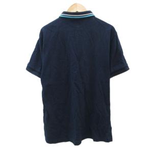 FRED PERRY ポロシャツ M 紺 ネイビー 半袖 ポロカラー ロゴ刺繍 /SM40 ECD002
