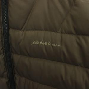 Eddie Bauer EddieBauer ダウンジャケット  L 茶 ブラウン フード付き 長袖 /GP ECD002