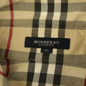 BURBERRY 半袖ブラウス ノバチェック 38 ベージュ