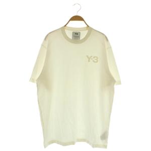 YOHJI YAMAMOTO 半袖Tシャツ クルーネック ロゴプリント M ホワイト /MY OS ECD002