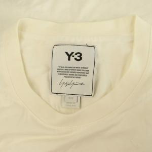 Y-3 YOHJI YAMAMOTO 半袖Tシャツ クルーネック ロゴプリント M ホワイト /MY OS ECD002