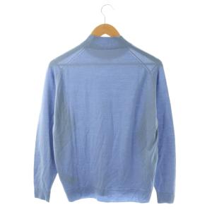 JOHN SMEDLEY ニット セーター 長袖 ウール ライトブルー /NR ECD002