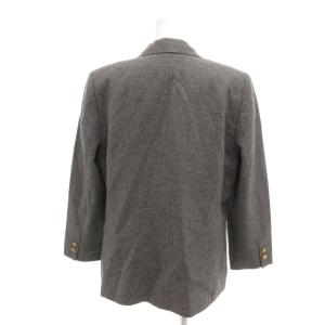 Christian Dior SPORTS テーラードジャケット ブレザー ダブル 金ボタン ワッペン M グレー /YJ ECD002