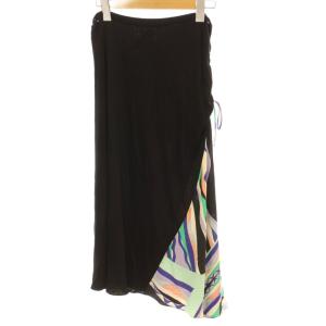 Emilio Pucci スカート 38 ブラック 9RJV01