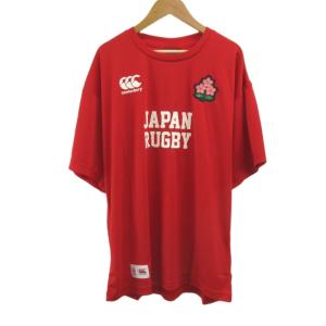 Tシャツ LL（XL） 赤 レッド 半袖 クルーネック ロゴプリント /RK ECB001