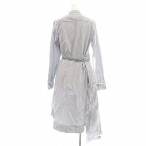Max Mara Weekend シャツワンピース ストライプ柄 40 ブルー ホワイト ECC002