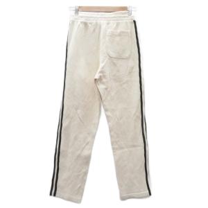adidas Originals パンツ ストレート イージー S オフホワイト 黒 ブラック ライン /HO76 ECB002