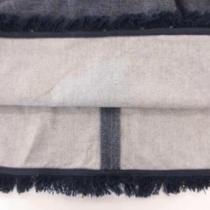 S Max Mara 美品 フレアスカート デニム 40 紺 ネイビー 切りっぱなし加工 ロング丈 タック /SJ ECE003