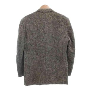PAUL SMITH ジャケット テーラードジャケット ウール L ツイード柄 ノッチドラペル 2B ブラウン /SX ECE003