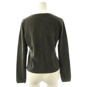 TOCCA カーディガン カシミヤ M グレー 無地 ラウンドネック 長袖 664-5 CKR TO /JP