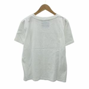 MOSCHINO Tシャツ カットソー オフホワイト 半袖 プリント /HO42 ECE003
