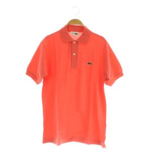 CHEMISE LACOSTE L1212 半袖ポロシャツ ヴィンテージ 3 コーラルレッド /MY OS