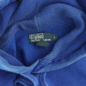 Polo by Ralph Lauren パーカー スウェット プルオーバー ビッグポニー 長袖 L 青 ブルー KK-RL-KS0527 /YM