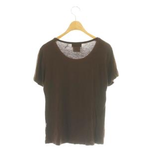 Christian Dior Tシャツ カットソー スタッズ装飾 USA 10 ブラウン /CX ECE003