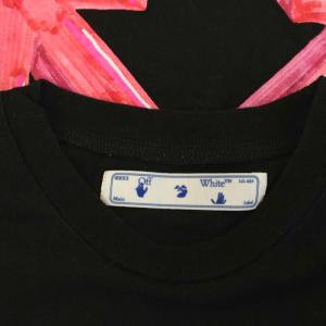 Tシャツ カットソー S 黒 ブラック 半袖 クルーネック ロゴプリント 