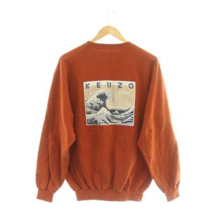 JEANS トレーナー スウェット プルオーバー L オレンジ /DF ECE003