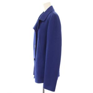 Max Mara ショートコート コーディガン アンゴラ IJ42 青 ブルー /TK ECE003