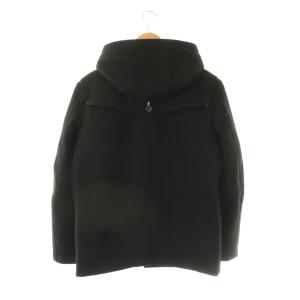BURBERRY BLACK LABEL ダッフルコート 中綿 ジップアップ M ブラック /HK ECE003