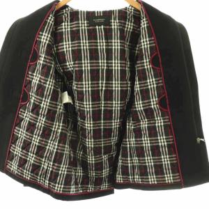 BURBERRY BLACK LABEL ダッフルコート 中綿 ジップアップ M ブラック /HK ECE003