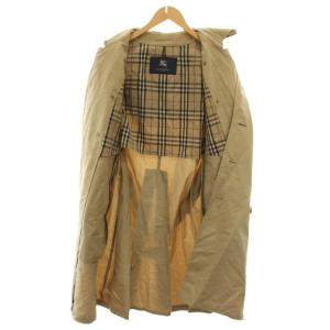 BURBERRY LONDON トレンチコート 裏地チェック アウター ベージュ ベルト付き /YM ECE003