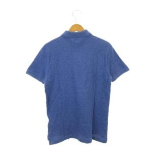 POLO RALPH LAUREN ポロシャツ S 青 ブルー 半袖 ポロカラー ロゴ刺繍 /AH39 ECE003