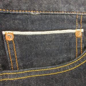 Levi's 511 デニム ジーンズ セルビッジ 青耳 W34 L32 ネイビー