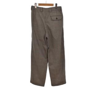 GIANNI VERSACE 2タック パンツ スラックス 千鳥格子 ハウンドトゥース 44 グレー ECE003