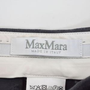 Max Mara 白タグ ワイドパンツ スラックス 42 グレー ECE003