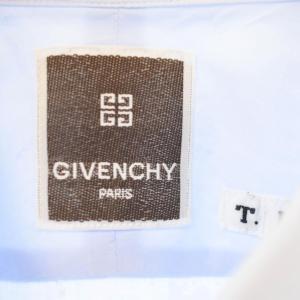 GIVENCHY シャツ 長袖 水色 ライトブルー ECE003