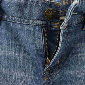 BURBERRY LONDON デニムパンツ ジーンズ ジップフライ ワンカラー 38 青 ブルー /BB ECE003
