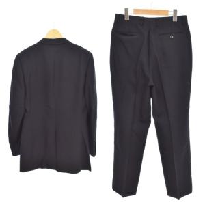 PAUL SMITH スーツ セットアップ テーラードジャケット パンツ スラックス M 黒 ブラック ECE003