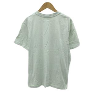 AMI Alexandre Mattiussi Tシャツ カットソー M ミントグリーン ラウンドネック 半袖 ロゴ刺繍 /SY3 ECA003