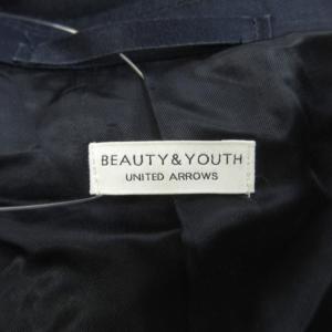 BEAUTY&YOUTH UNITED ARROWS テーラードジャケット 上着 ウール 50 ネイビー 紺 無地 長袖 /PP ECA003