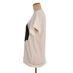 COMME des GARCONS NOIR AD2005 Tシャツ 半袖 プリント L 白 ホワイト GP-T201 ECA003 AA