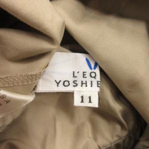 L'EQUIPE YOSHIE INABA スカート 11 ベージュ 無地 ロング丈 ギャザー /MN41 ECA003