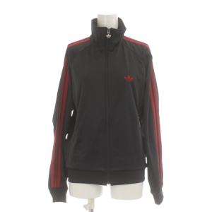 adidas ジャージ セットアップ トラックジャケット パンツ  S 黒 ブラック 赤 レッド 長袖  /GP GY58