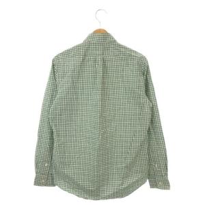 RALPH LAUREN ワイシャツ Yシャツ SP 緑 グリーン チェック柄 ボタンダウンカラー 長袖 /MN30 GY70
