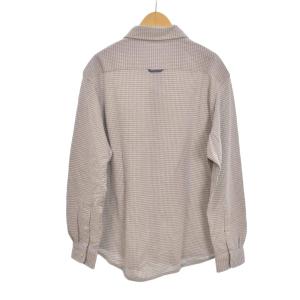 CROCODILE シャツ 長袖 ボタンダウン L グレー GY63