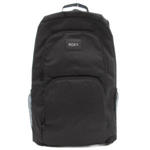タグ付き リュックサック 35L 黒 ブラック ロゴパッチ フロントジップポケット サイドメッシュポケット