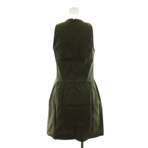 JIL SANDER NAVY ワンピース ノースリーブ ひざ丈 34 カーキ JDY454A JY042 /AN31 GY53