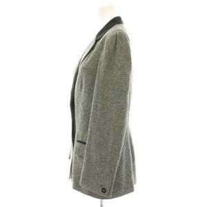 LANVIN SPORT テーラードジャケット シングル 3B ウール 絹 シルク混 40 グレー S2J4785 /HN GY53