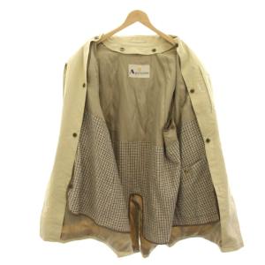 Aquascutum ステンカラーコート ライナー付き ロング ベージュ /HN GY53