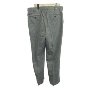 NEWYORKER パンツ スラックス ウール 85 グレー 無地 クロップド アンクル丈 /GR ECB002