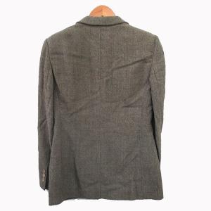GIORGIO ARMANI 国内正規品 テーラードジャケット ブレザー ウール シンプル 38 ブラウン 茶 /KT11  GY49